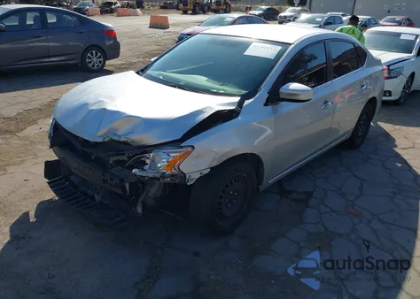 2015 Nissan Sentra S z USA, uszkodzony, nr VIN 3N1AB7APXFY363622